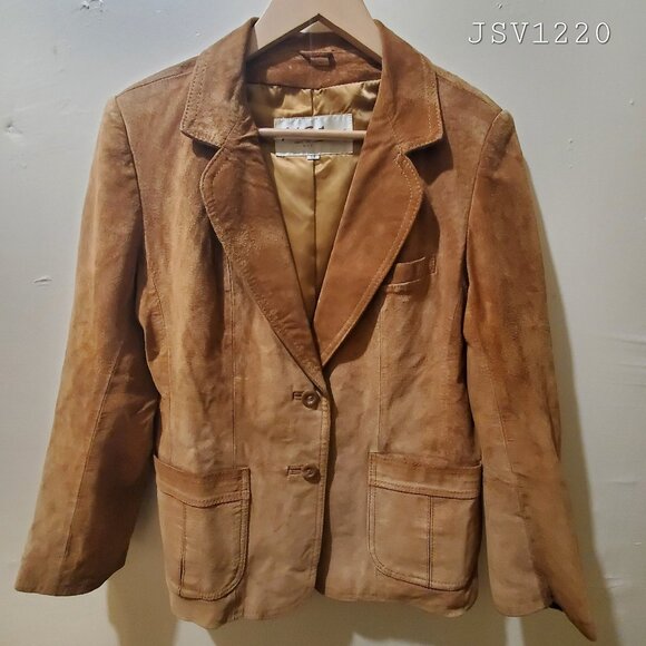 Women's Jet Set Vintage Suede Jacket - Picture 1 of 3
